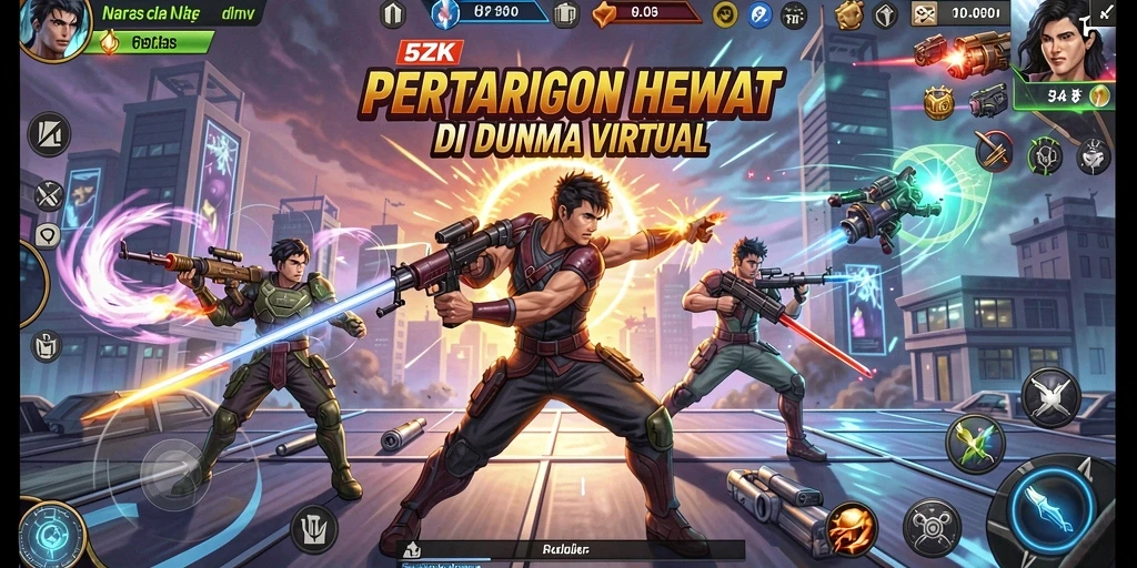 Tampilan gameplay <strong>5ZK</strong> yang seru dan penuh aksi.