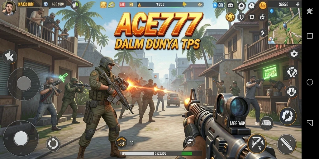 Gameplay menegangkan ACE777 di medan tempur yang dinamis.