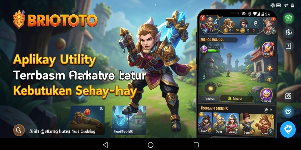 Tampilan antarmuka BRIOTOTO yang intuitif dan menarik.