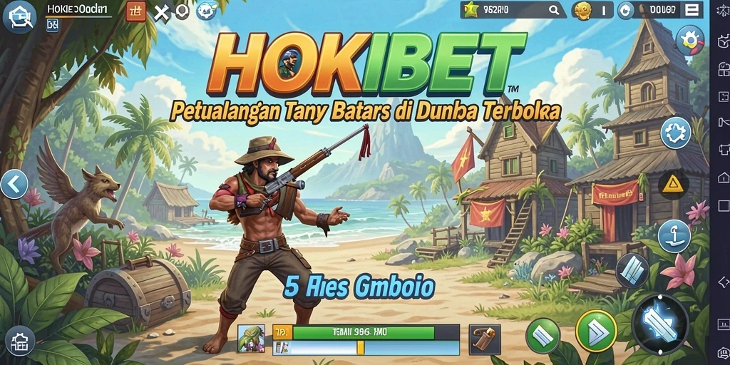 Tampilan gameplay HOKIBET yang menakjubkan di dunia terbuka.