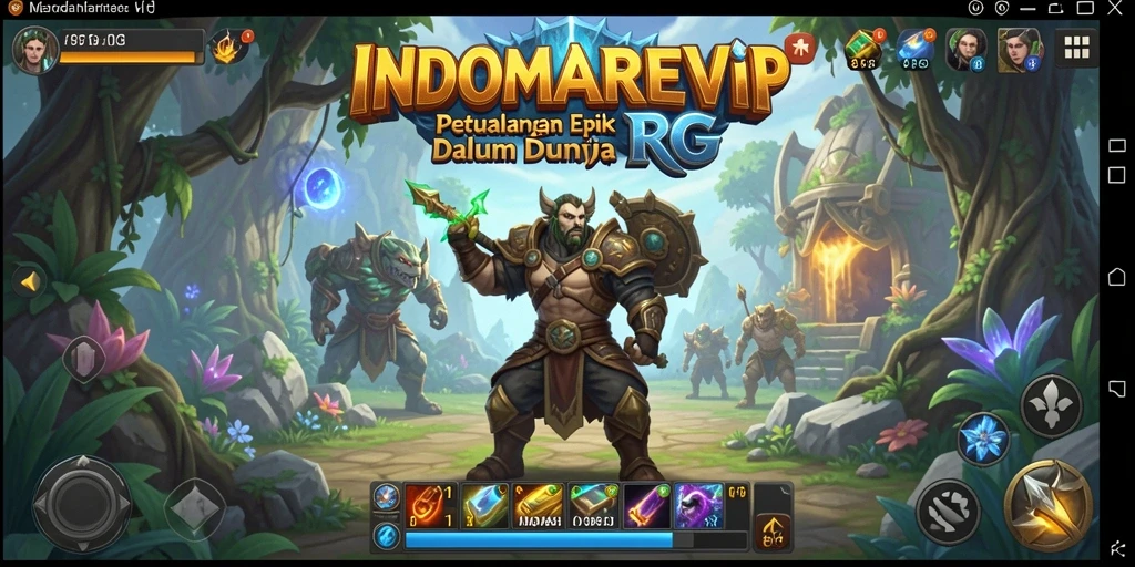 Tampilan dinamis gameplay RPG di INDOMAREVIP.