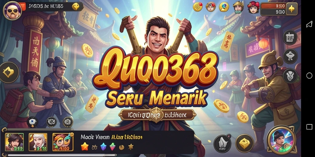 Tampilan seru gameplay QiuQiu di JAGO368.