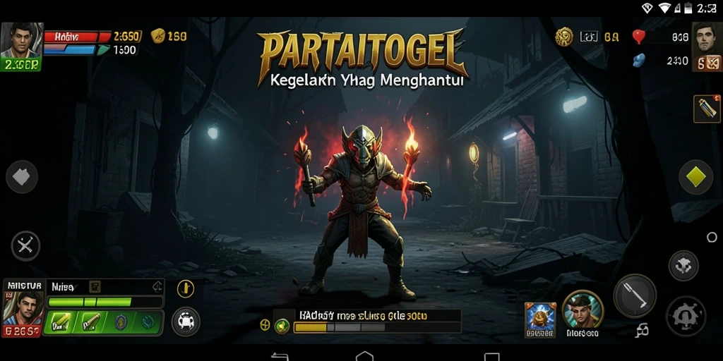 Tangkapan layar menampilkan momen menegangkan dalam gameplay Horror.