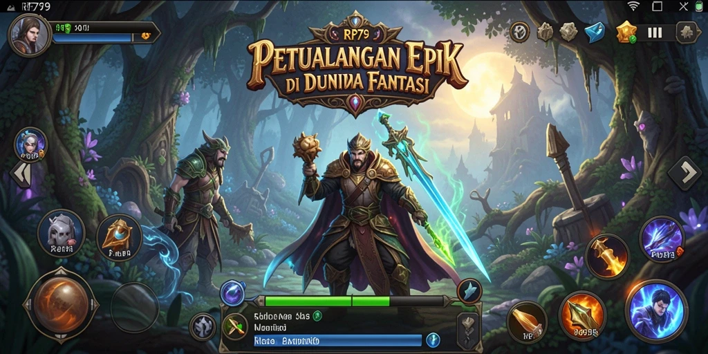 Tampak gameplay RP79 dengan pertarungan epik yang seru.
