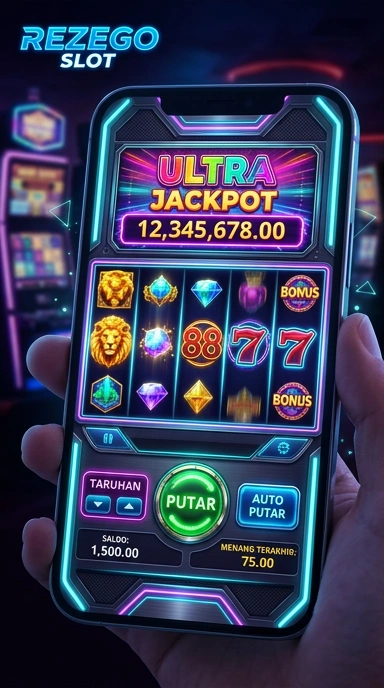 Tampilan aplikasi rezego yang intuitif dan mudah digunakan.